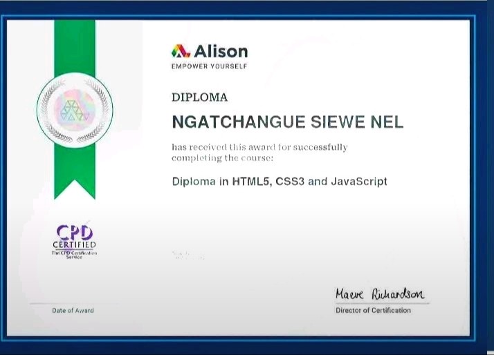 allison certification image