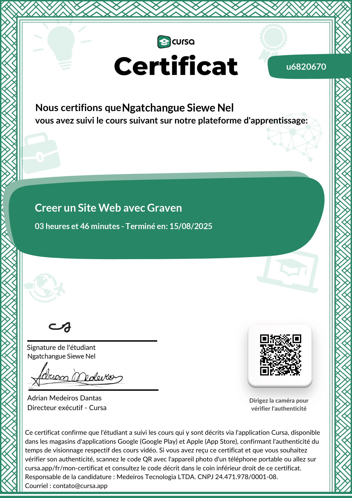 cursa certificationimage
